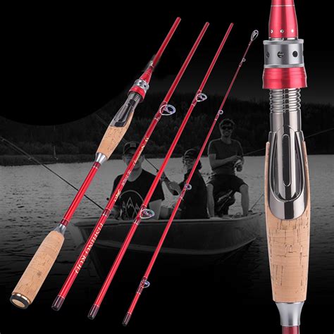Sougayilang M M Section M Power Carbon Fiber Casting Spinning Fishing Rod Travel Ultra