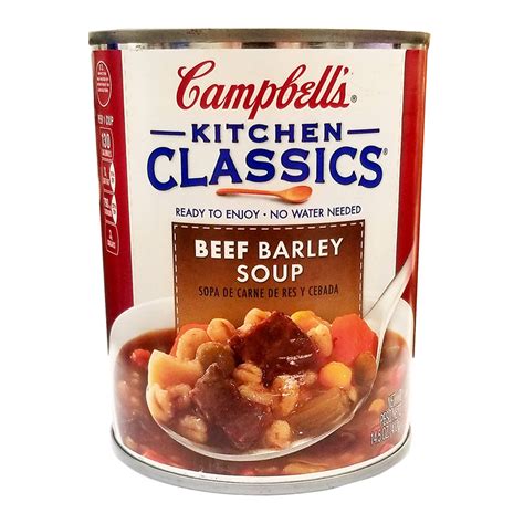 Campbells Beef Barley Soup Bulk Case 12