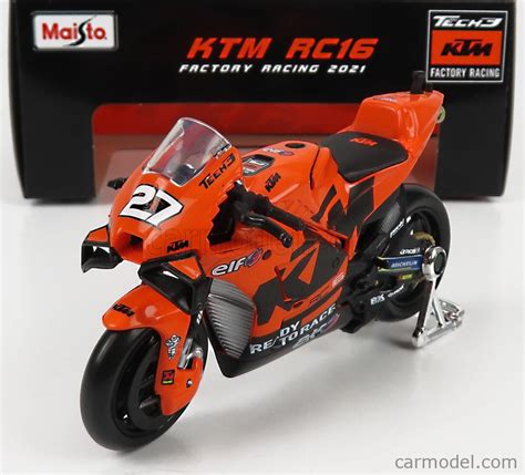 Maisto 36376l Scala 118 Ktm Rc16 Tech3 Ktm Factory Racing Team N 27