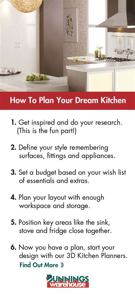 Bunnings kitchen design planner 6549. Planning is key to designing your perfect #kitchen. Make ...