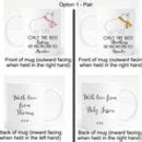 Personalised New Auntie And Uncle Mugs By The Best Of Me Designs