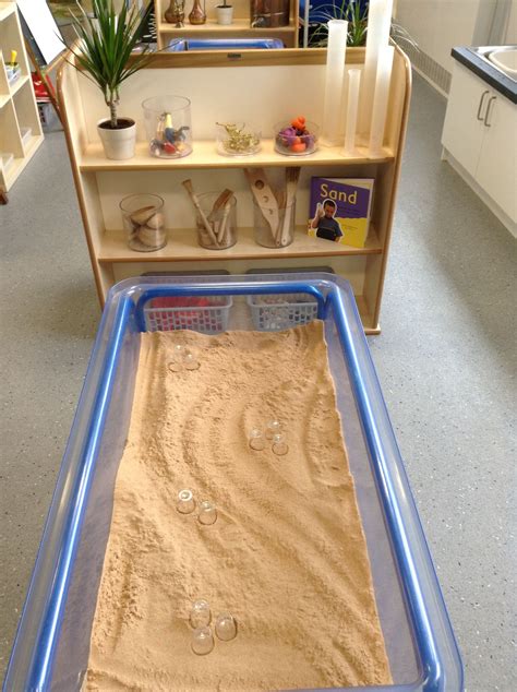 Sand Area Using Plastic Shot Glasses For Miniature Sandcastle Building