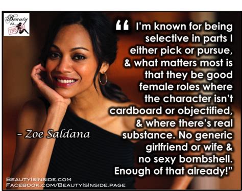 Zoe Saldana Quotes Quotesgram