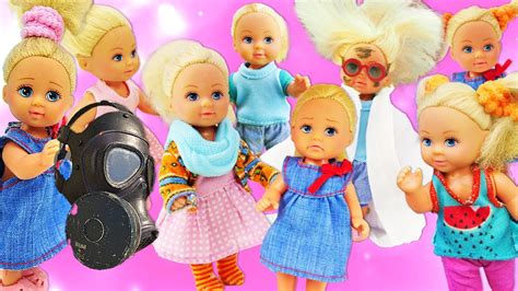 Штеффи и Барби все серии Мамы и дочки куклы смешные видео для девочек Youtube