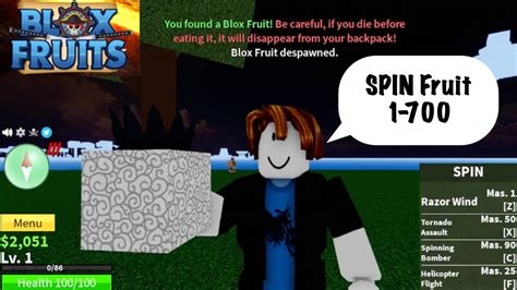 Lvl 1 Noob Gets Spin Fruit Reaches 2nd Sea Bloxfruits Roblox Youtube