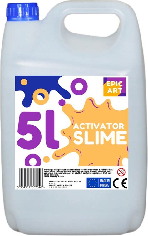 Epic Art Activator Voor Slime 5l Plastische Massa Bol