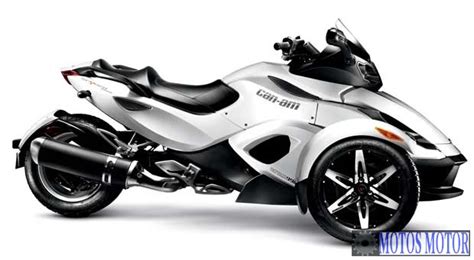 The vehicle has a single rear drive wheel and two wheels in front for steering, similar in layout to a modern snowmobile. Tabela fipe Brp Can-am spyder 990 rt-s 2011 preço