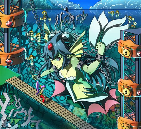Shantae Half Genie Hero Mermaid Queen By Izhardraws On Deviantart