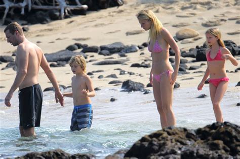 She was interviewed for the documentary marvel studios: Gwyneth Paltrow and Chris Martin on the beach in Hawaii ...