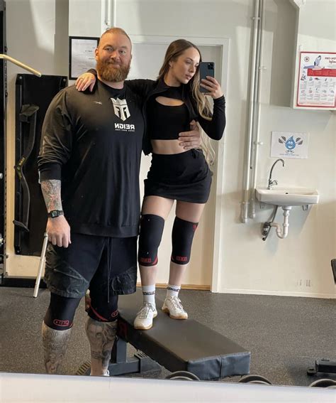 Hafthor Bjornsson S Wife Falls Short In Height Comparison With The