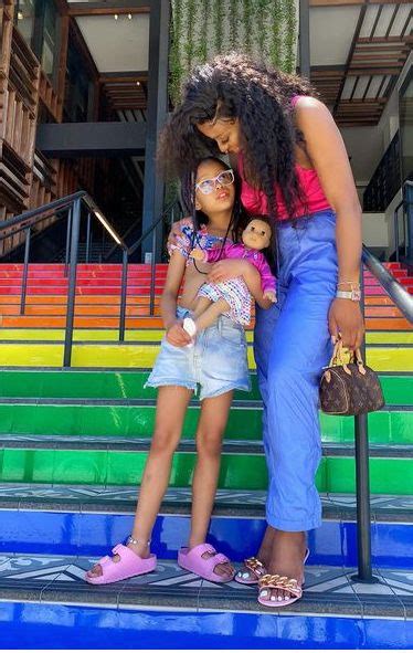aka ex dj zinhle alongside her daughter kairo made an exquisite fashion statement style you 7