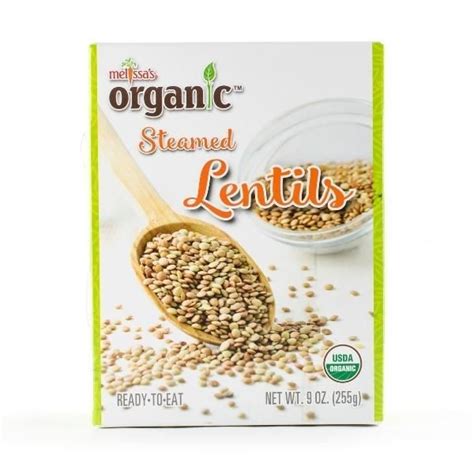 Organic Steamed Lentils MelissasFoodService