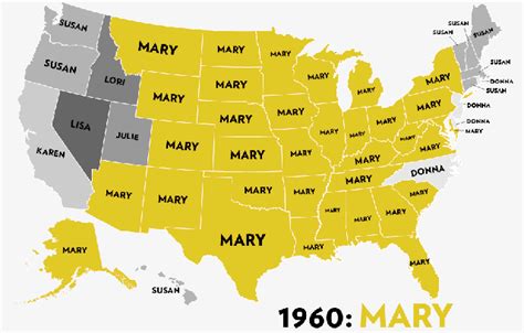 Olivia and liam were america's most popular names for baby girls and boys in 2020, according to the social security administration's annual list of top baby names, released on friday. Here's Your Ever-Changing U.S. Map Of The Most Popular ...