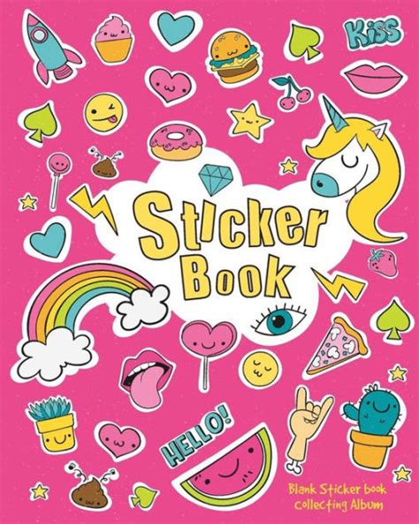 Sticker Book Blank Sticker Book For Kids Sticker Book Collecting