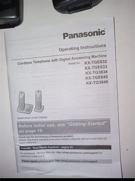 Panasonic Kx Tge633m Expandable 3 Phone Cordless Phone System Tested