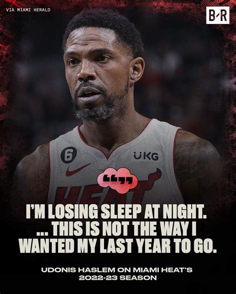 Bleacher Report On Twitter Haslem Doesnt Like What Hes Seen From