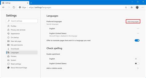 How To Add And Change Languages On The New Microsoft Edge Windows Central