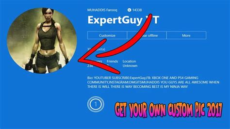 How To Get A Custom Gamerpicture On Xbox One 2017 Phone