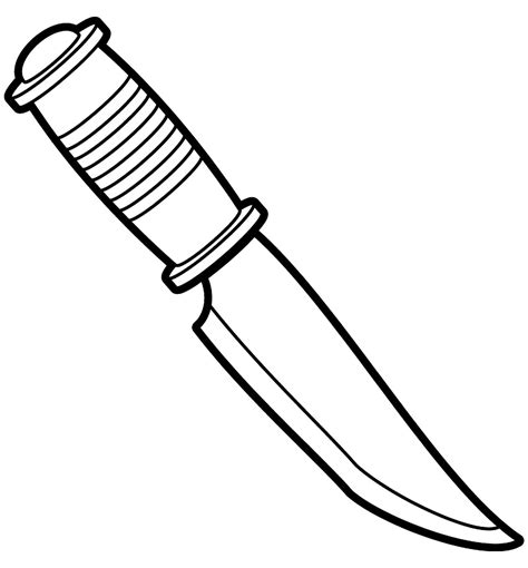 Knife On White Background Stock Images