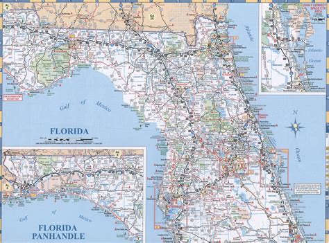 Map Of Northern Florida Cities Large World Map
