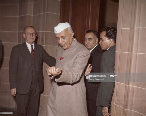 Indian Prime Minister Jawaharlal Nehru At India House In London 12th