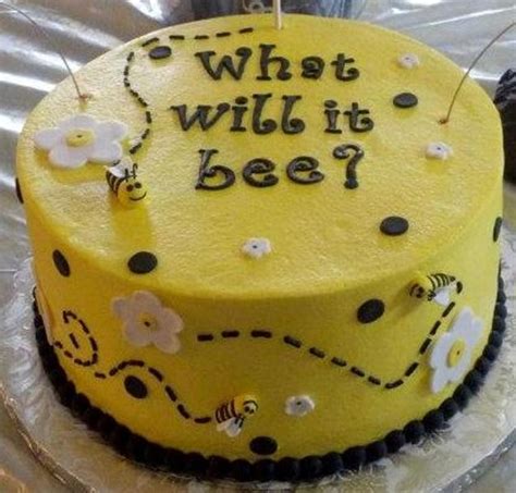 How to make fondant bees ingredients •black fondant •yellow fondant •black stamens procedure: What Will It Bee? Gender Reveal Cake - CakeCentral.com