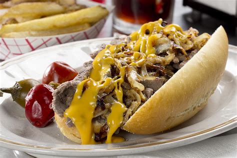 Nor is a french baguette a suitable substitute. Philly Cheese Steak Sandwiches | MrFood.com
