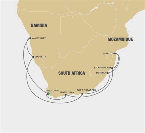 South African Radiance Regent Seven Seas 16 Night Roundtrip Cruise