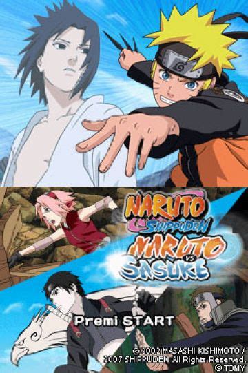Naruto Shippuden Naruto Vs Sasuke Per Ds Gamestormit
