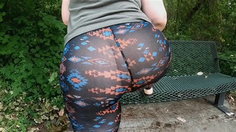 Huge Ass See Thru Leggings Public Trail Xvideos