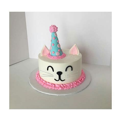 Kitty Birthday Cake Birthday Cake For Cat Cat Birthday Party Kitten