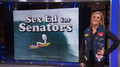 Samantha Bee Teaches Sex Ed For Senators On ‘full Frontal Rolling Stone