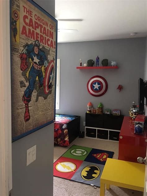 Check out our marvel room decor selection for the very best in unique or custom, handmade pieces from our prints shops. Pin by Kids Room Ideas Shared on Superhero Room | Marvel ...