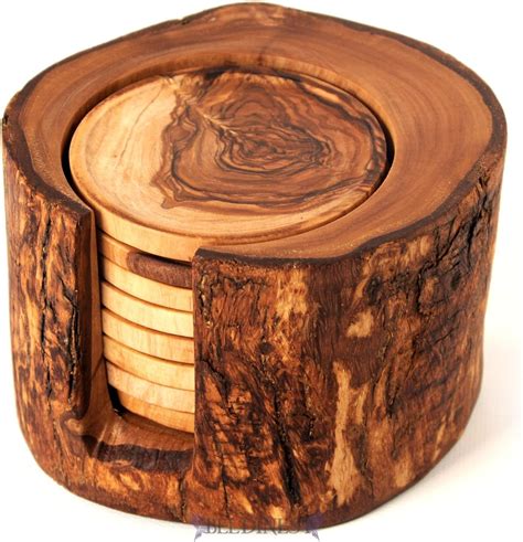 Wooden Hand Made Coasters Drinkware Drink And Barware