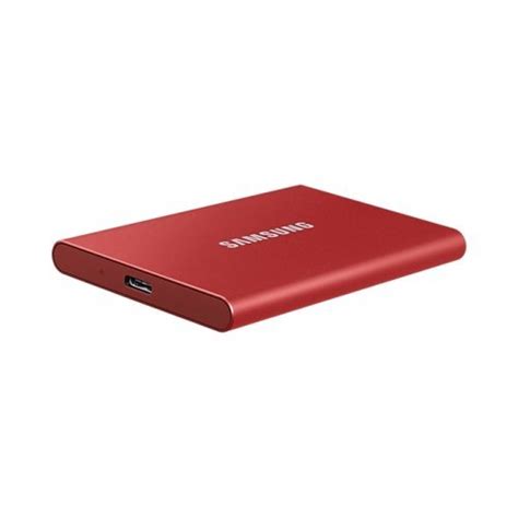 Външен диск Samsung 2tb T7 Metallic Red Usb 32 Gen 2 Portable Ssd External