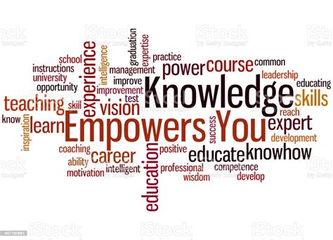 Knowledge Empowers You Word Cloud Concept Stock Illustration Download