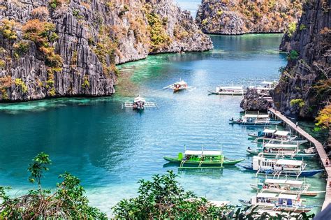 Coron Island Palawan The Home To A Number Of Unique And Breathtaking