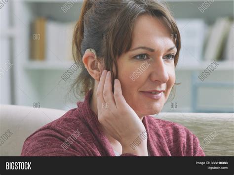 Smiling Deaf Woman Image And Photo Free Trial Bigstock