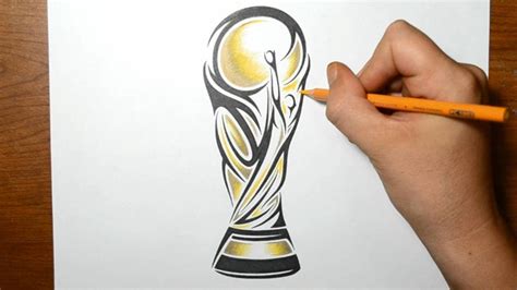 Fifa World Cup Trophy Drawing How To Draw Fifa World Cup 2018 Russia