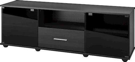 Corliving Fernbrook Tv Stand For Tvs Up To 75 Black Faux Wood Grain