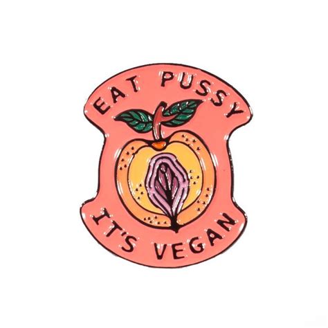 Vegan Enamel Lapel Pin Vegan Pin Badge Etsy