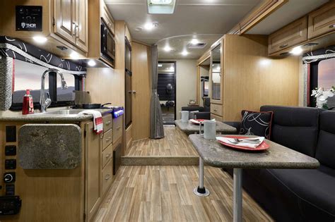 Take a tour of the exciting new 2019 thor outlaw 29j class c toy hauler motorhome with north trail rv center sales consultant. Outlaw Class C Toy Hauler Motorhomes | Thor Motor Coach
