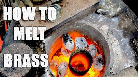 Melting Brass With Home Made Metal Foundry Youtube