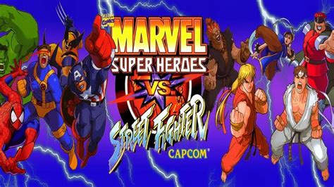 Marvel Super Heroes Vs Street Fighter Gameplay Chileno Sxg Youtube