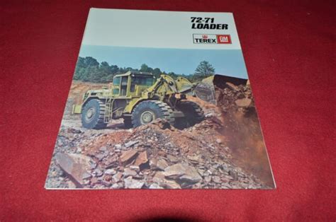 Terex 72 71 Wheel Loader Dealers Brochure Rpmd Ebay