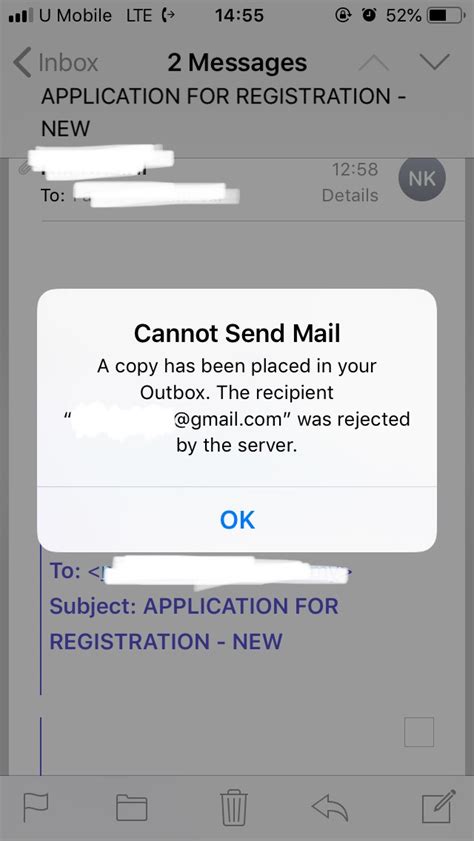 Cannot Send Mail