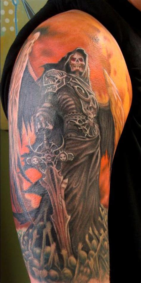 Outlaw Tattoo Tattoos Skull Reaper Tattoo