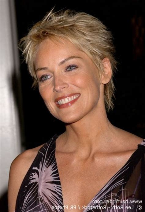 Here we have handpicked sharon stone short hairstyles which will inspire you and you will immediately want to go short. Sharon Stone Hairstyles Short - Wavy Haircut