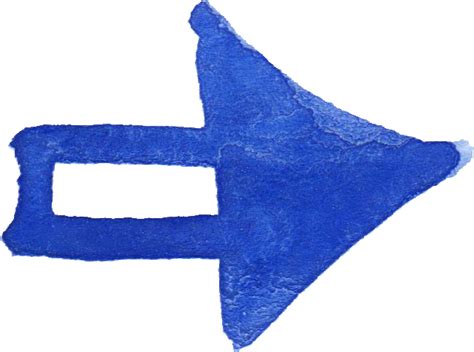 8 Blue Watercolor Arrow (PNG Transparent) | OnlyGFX.com