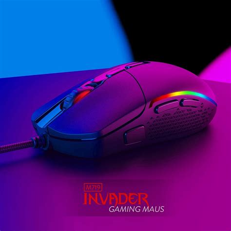 Computer Mouse Red Dragon Invader M719 Rgb Wired Gaming A Ally And Sons